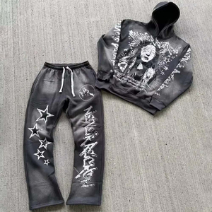 Vente en gros de survêtements délavés à l'acide OEM sur mesure pour hommes de qualité supérieure, à séchage rapide, respirants, personnalisés et élégants - Product Image 3