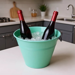 Pot à Boissons Métallique de Qualité Supérieure Refroidisseur à Vin Porte-Bière Contenant à Champagne pour la Mise en Place de Bar et le Service d'Événements - Product Image 4