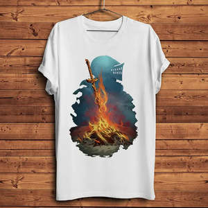 Camiseta Oversize Dark Souls de 200g, Jersey de Marca Famosa con Serigrafía, Servicio RTS - Product Image 4