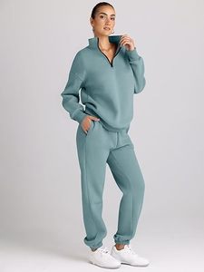 Ensemble de survêtement pour femmes, tenue de sport tendance pour femmes, ensemble de jogging pour femmes, survêtement basique pour femmes - Product Image 5