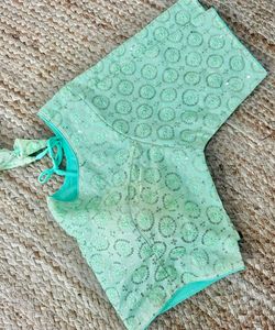 Listo para usar, blusas de trabajo bordadas de diseñador indio para mujer, ropa de fiesta, diseñador de boda, última blusa para mujer, ropa - Product Image 1