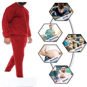 Vêtements de sport pour hommes de qualité supérieure, design optimal, impression de logo personnalisée, 100% coton, poids lourd, taille plus, couleur unie - Product Image 3