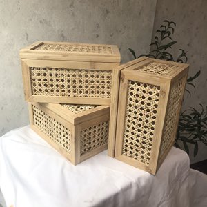 Boîte de rangement de canne en rotin du Vietnam - Product Image 6