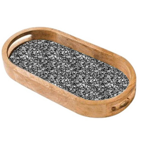 Plateau en bois de service de vaisselle de conception magnifique Offre Spéciale le petit déjeuner et le café plateaux de service pour les articles de restauration de cuisine - Product Image 2