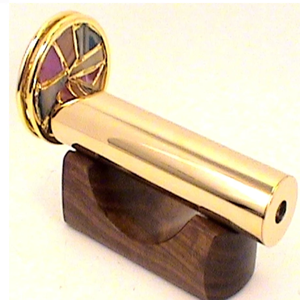 Caleidoscopio de latón alto con grabado detallado de rama de flor de cerezo a precio mayorista - Product Image 2