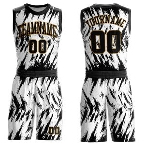 Professional Basketball Jersey Uniforms Unisex Plus Size Custom Breathable Fabric Sleeveless Anti-Bacterial basketball uniforms - Product Image 3