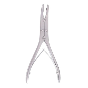 Instrumento médico alemán de acero inoxidable Beyer Stille Bone Rongeur acabado en arena alta calidad Beyer Bone Rongeur curvo 180mm - Product Image 4