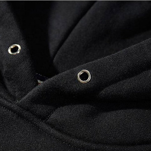 Sudadera con capucha de última moda, personalizada al por mayor, con hombros caídos, estampado en relieve, para hombre, corte regular, tejido grueso. - Product Image 5