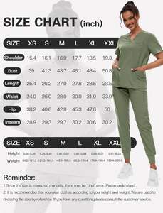 Ensembles d'uniformes de gommage médical avec logo personnalisé vente en gros vêtements de costume de gommage d'hôpital vêtements de gommage d'allaitement - Product Image 4