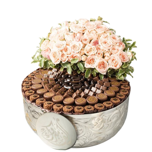 Made Of Hammered Back Metal Bowl Eco-Friendly Stylish <b>Table</b> <b>Top</b> Chocolate Serving Bowl Weddings For Desserts Sweets Server Bowl - Product Image 5