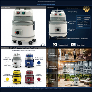 Aspirateur multi-surfaces humide et sec, pour le <span class=keywords><strong>nettoyage</strong></span> des canapés, des rideaux, des tapis et des intérieurs de voitures |   Réservoir de solution 4L - Product Image 5