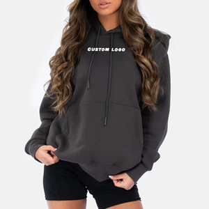 Sudadera Casual de Punto con Capucha y Estampado de Letras para Mujer, Sudadera Holgada de Invierno, Fabricante de Sudaderas Gruesas - Product Image 6