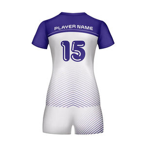 Best Selling Professional Design Custom Volleyball Uniform High Quality Wholesale Sets <b>Heat</b>-Transfer Printed Unisex Adult OEM - Product Image 5