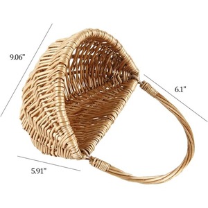 Artex Green Earth Decorate Plant <b>Flower</b> <b>Baskets</b> Handmade Storage <b>Baskets</b> Natural Rattan Modern Multifunction Eco-Friendly Made - Product Image 2