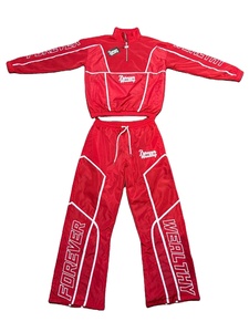 Lightweight Satin Windbreaker <b>Jacket</b> <b>Track</b> Pants Set Custom Stitching Jogging Suits Two Piece Men's Sporty Quick Dry Polyester - Product Image 3