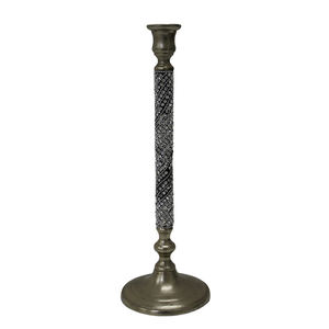 Bougeoir à perles aspect antique couleur noire pour la décoration de la maison pièces de décoration de table faites à la main personnalisées - Product Image 3