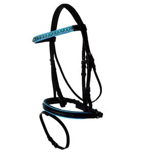 Bride de cheval en cuir véritable de haute qualité de conception personnalisée en gros - Product Image 5