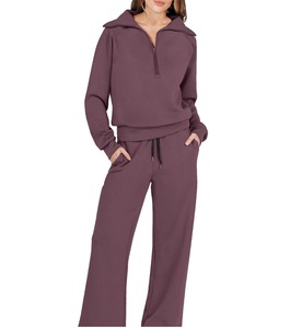 Survêtement unisexe tendance coupe classique streetwear avec logo personnalisé, prix de gros, respirant et séchage rapide pour le jogging en extérieur - Product Image 1
