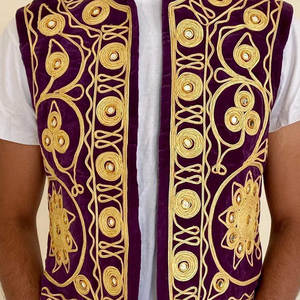 Gilets et gilets de cérémonie de style traditionnel de haute qualité pour hommes, tissu décontracté avec décoration de logo personnalisé - Product Image 5