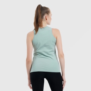 Débardeur de fitness personnalisé pour femme, couleur unie, respirant, écologique, séchage rapide, en coton, grandes tailles, décontracté, pour l'été, vente en gros - Product Image 5