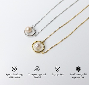 Collier de perles d'eau douce naturelles de luxe pour femmes, bijoux de mariée élégants, cadeau de mariage - Product Image 6