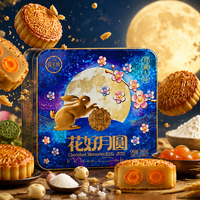 Populaires gâteaux de lune Camill 700G à la pâte de lotus blanche et double jaune d'œuf, prix de gros chinois, qualité supérieure pour le Festival de la Mi-Automne, certifiés BRC ISO