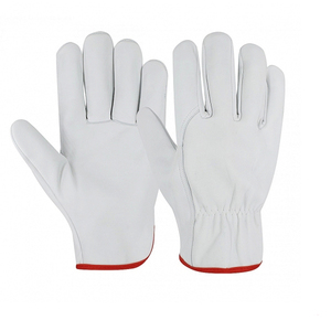 Gants de travail de sécurité de protection des mains en cuir de vache pour hommes et femmes gants de conducteur - Product Image 2