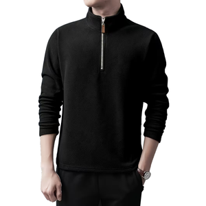 Sudadera de Hombre Nueva Tendencia, 100% Algodón, Media Cremallera, Cuello Camisero, Transpirable, Precio de Mayoreo, Sudadera de Moda en Venta - Product Image 1