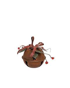 Campana metálica navideña para decoración de árbol de Navidad, pared del hogar, Navidad, Año Nuevo, hecha en India, venta al por mayor. - Product Image 3