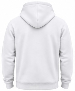 Sudadera con Capucha Blanca para Hombre de Index Apparel, Corte Regular, Informal, para Otoño, con Logotipo Estampado en la Parte Delantera - Product Image 3