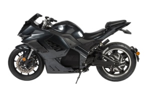 Moto électrique grise haute vitesse 100 km/h, 72V 52Ah, longue autonomie, moto électrique sportive pour adulte, Hurricane 1 Racing Bike - Product Image 4