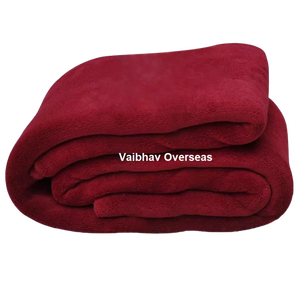 Avior 2024 Best Selling High Quality Micro Fleece <b>Blankets</b> Customized Solid Color & Size for Home Travel & Hospital Use - Product Image 5