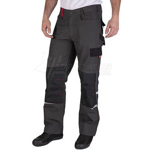 Vente directe d'usine, pantalon de travail en coton imperméable, respirant, ignifuge, certifié CE, haute visibilité, réfléchissant - Product Image 3