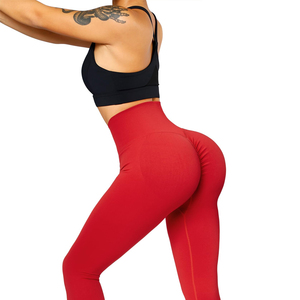 Nueva llegada leggings pantalones de Yoga de alta calidad mujeres gimnasio Leggings ropa deportiva medias femeninas señoras Leggings para niñas OEM - Product Image 4
