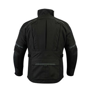 Chaqueta Textil para Motocicleta de Cordura Negra de Alta Calidad, Impermeable, Transpirable, Resistente al Viento, Anti-UV, Diseño Personalizado para Equipos de Carreras, Nueva - Product Image 2