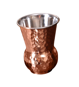 Copper Tumbler, <b>Set</b> of 4, Handheld - Product Image 1