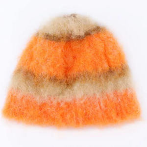 Gorro de Jacquard cálido de invierno para niños, venta al por mayor, gorros cálidos para exteriores, gorro elegante para hombres, sombreros de Mohair - Product Image 2