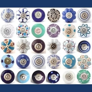 Muebles modernos de lujo europeos, cajón de conejo, perillas de cerámica para niños, tirador de manija para dormitorio, armario, cocina, uso de tocador - Product Image 1