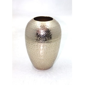 Florero de aluminio de diseño único, maceta de Metal de Color antiguo gris para mesa y decoración de boda personalizada - Product Image 6