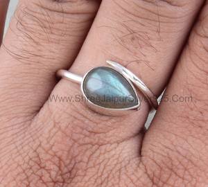 925แหวนเงินสเตอร์ลิงวินเทจสไตล์โบโฮแฮนด์เมดสามชั้นเครื่องประดับอัญมณีดรูซี่เครื่องประดับงานแต่งงานของขวัญสำหรับงานเลี้ยง unisex - Product Image 4