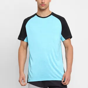 ऑनलाइन बिक्री के लिए कम MOQ कस्टम OEM डिज़ाइन हल्के वजन वाले पुरुष जिम टी-शर्ट / सबसे अधिक बिकने वाली जिम वर्कआउट पुरुष जिम टी-शर्ट