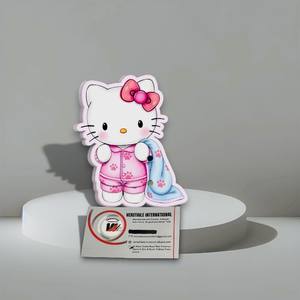 Paleta de Extensiones de Pestañas Personalizable de Hello Kitty, Ecológica, Magnética, Acrílica, con Forma de Flor, Lazo Rosa, Ovalada - Product Image 4