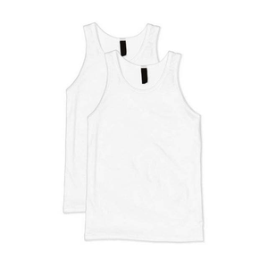OEM personalizado de verano ropa de los hombres de talla grande de los hombres camisetas sin mangas de poliéster de algodón Fitness Gym transpirable cuello redondo camisetas sin mangas de los hombres - Product Image 1