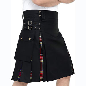 Tartan Kilt 5 Yard pour Hommes 2025 Nouveau Design Kilt Avec Bracelet En Cuir Prix Pas Cher Kilt Disponible - Product Image 6