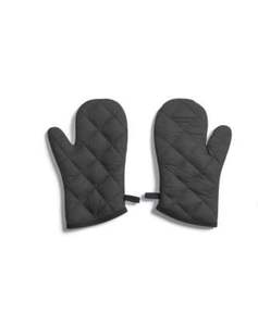 Ensemble de gants de four personnalisés en polyester 100% coton gant de four durable imprimé en sérigraphie résistant à la chaleur de cuisine - Product Image 2