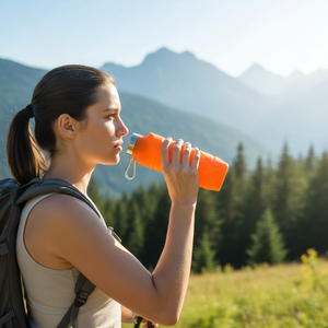Botella Plegable de Silicona Portátil de 700 ml, Recipiente Plegable de Silicona para Bebidas - Product Image 3