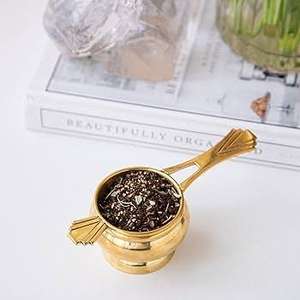 Customizable Pure Brass Tea Strainer for Kitchen Home Hotel Restaurant Including Cleaning Brushes-Quality Metal Accessories - Product Image 2