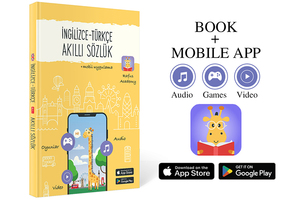 แอพมือถือและหนังสือคอมโบพจนานุกรมอัจฉริยะเป็นมิตรกับนักเรียนภาษาอังกฤษภาษาตุรกีการเรียนรู้หนังสือการศึกษาแบบโต้ตอบ - Product Image 2