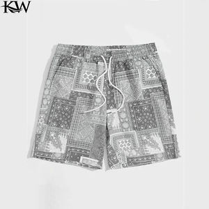 New summer men's shorts men and women's fashion beach seaside casual shorts mesh sports quick-drying quarter pants - Product Image 1