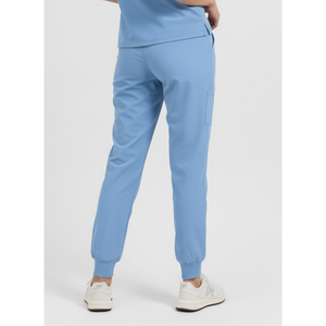 ชุดสครับทางการแพทย์สำหรับผู้ชายกางเกงสครับผ้ายืดแบบ4ทิศทางใหม่พิมพ์โลโก้ - Product Image 1